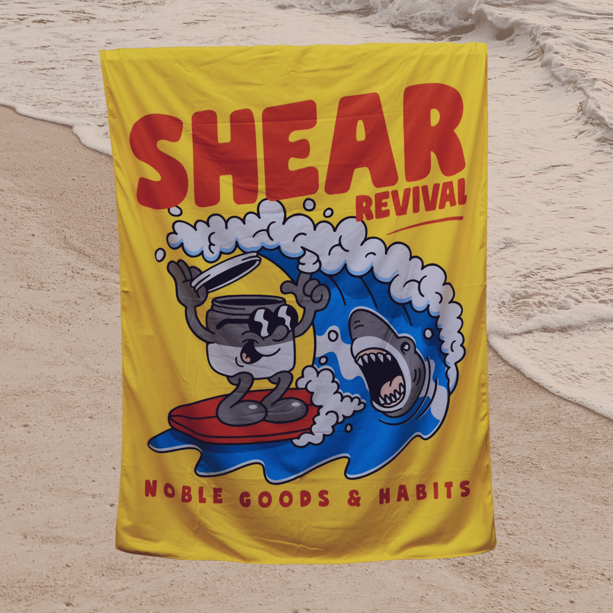 Surf's Up "Phil" The Jar Beach Towel