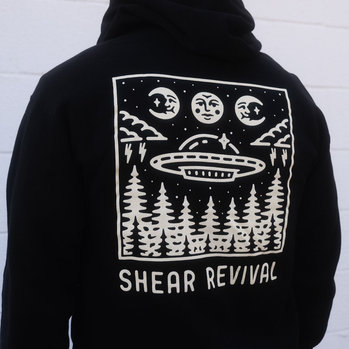 Aliens Exist Zip-Up Hoodie