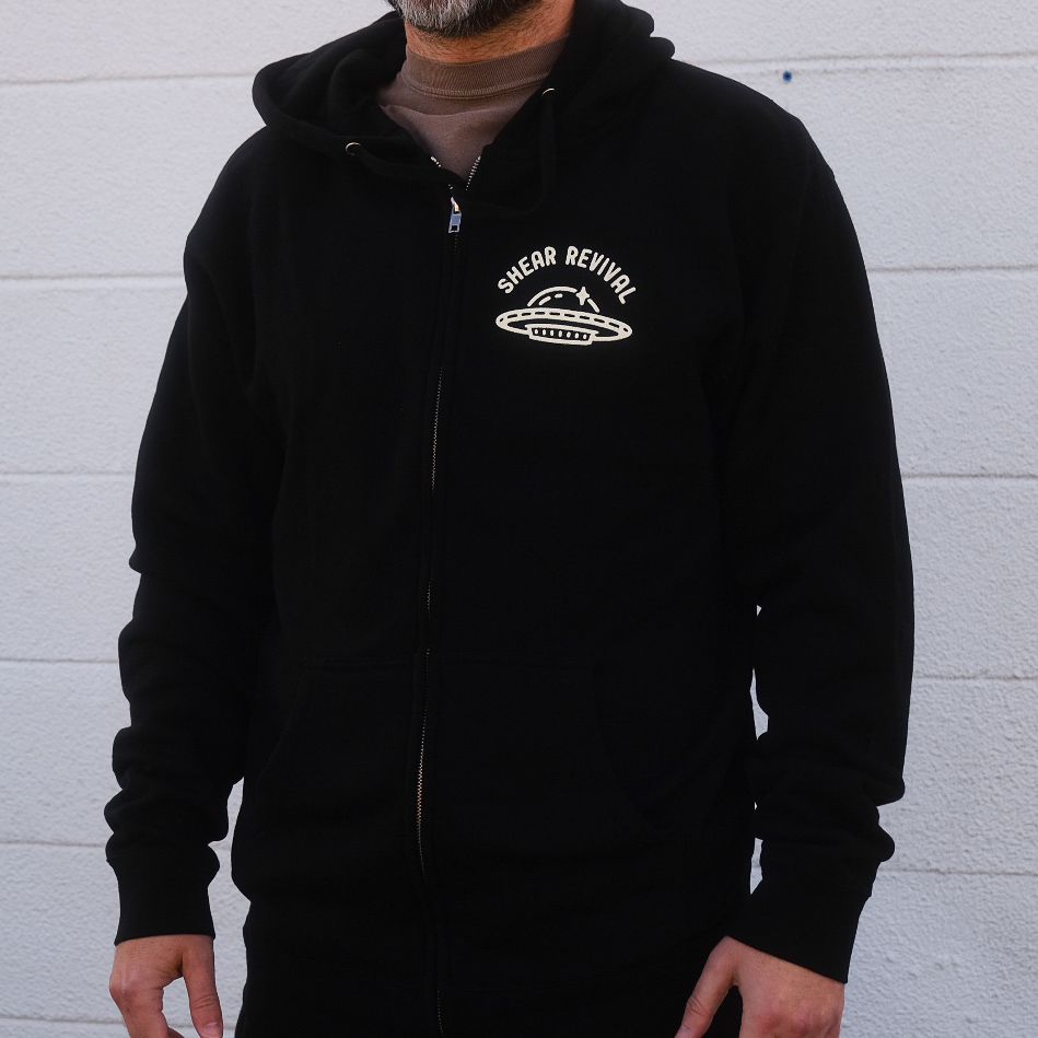 Aliens Exist Zip-Up Hoodie