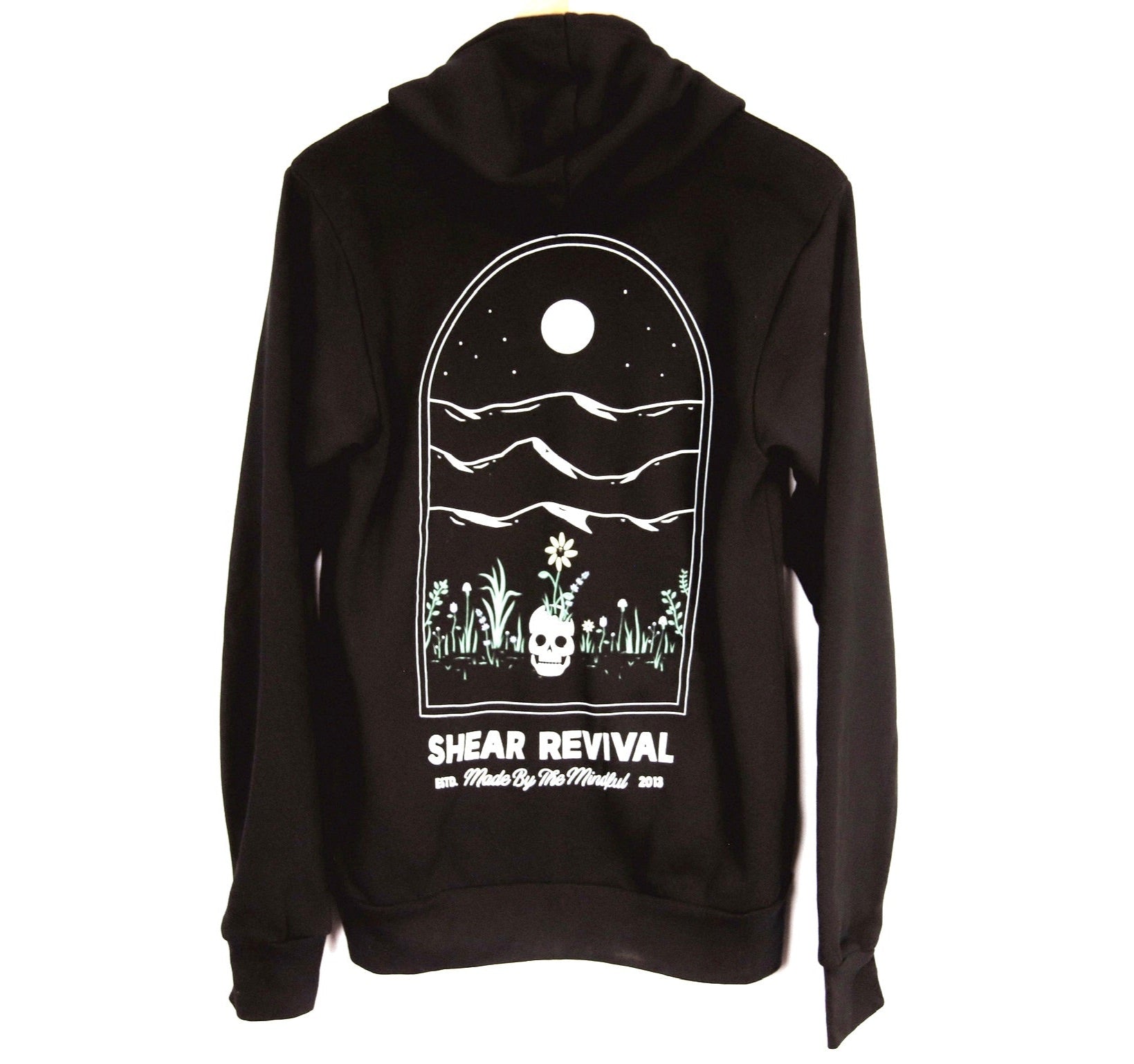Garden Skull Zip-Up Hoodie